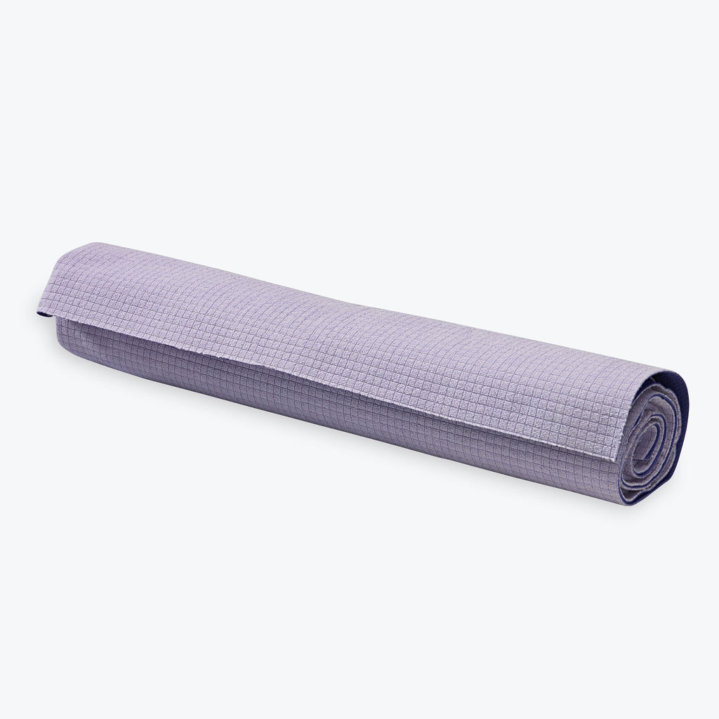 Purple No-Slip Yoga Towel