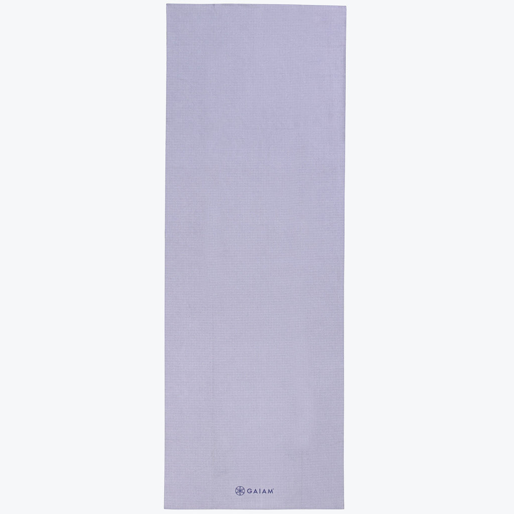 No-Slip Purple Yoga Towel