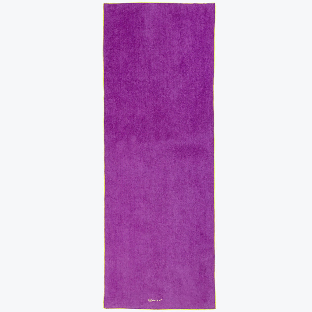Yoga Mat Orchid Citron Towel