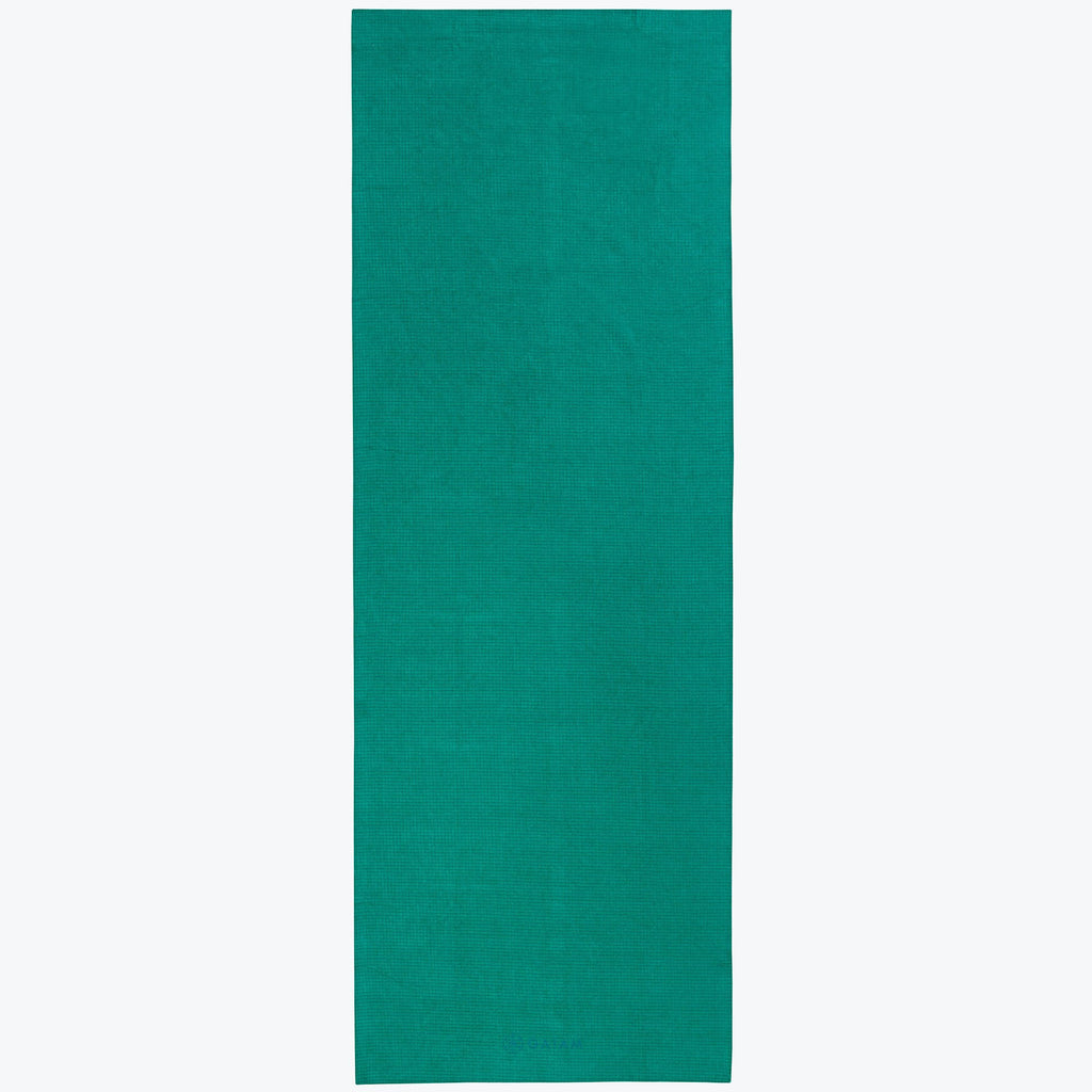 No-Slip Teal Yoga Towel