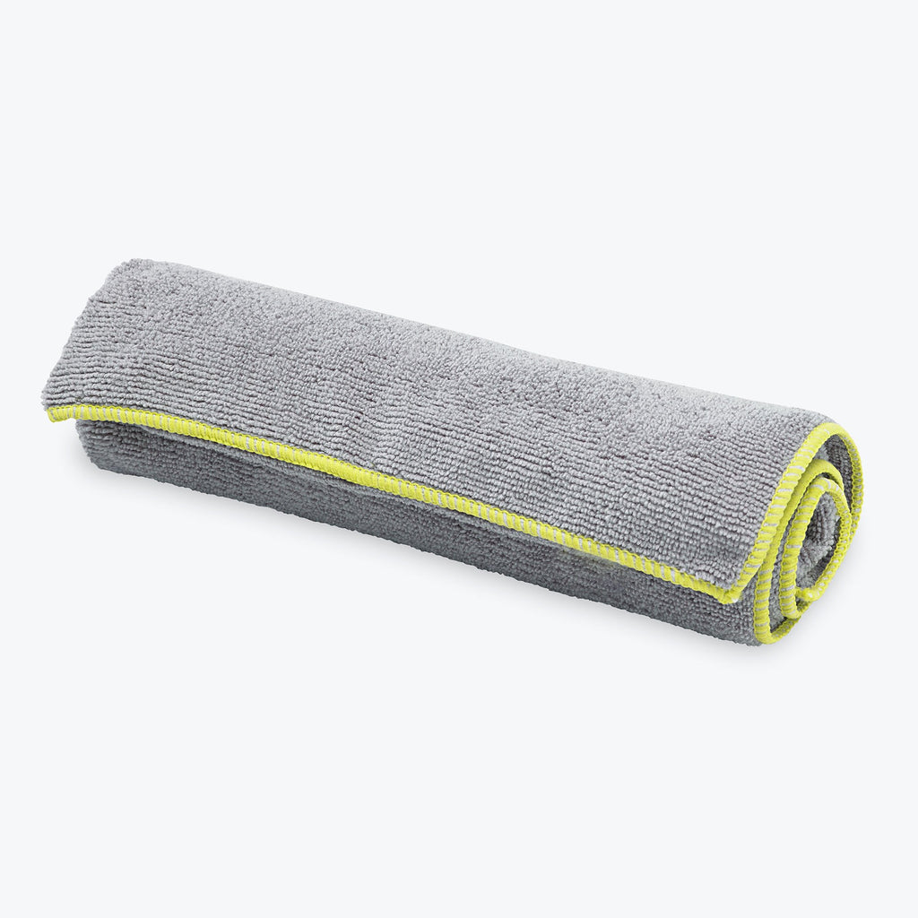 Gray/Citron Yoga Hand Towel