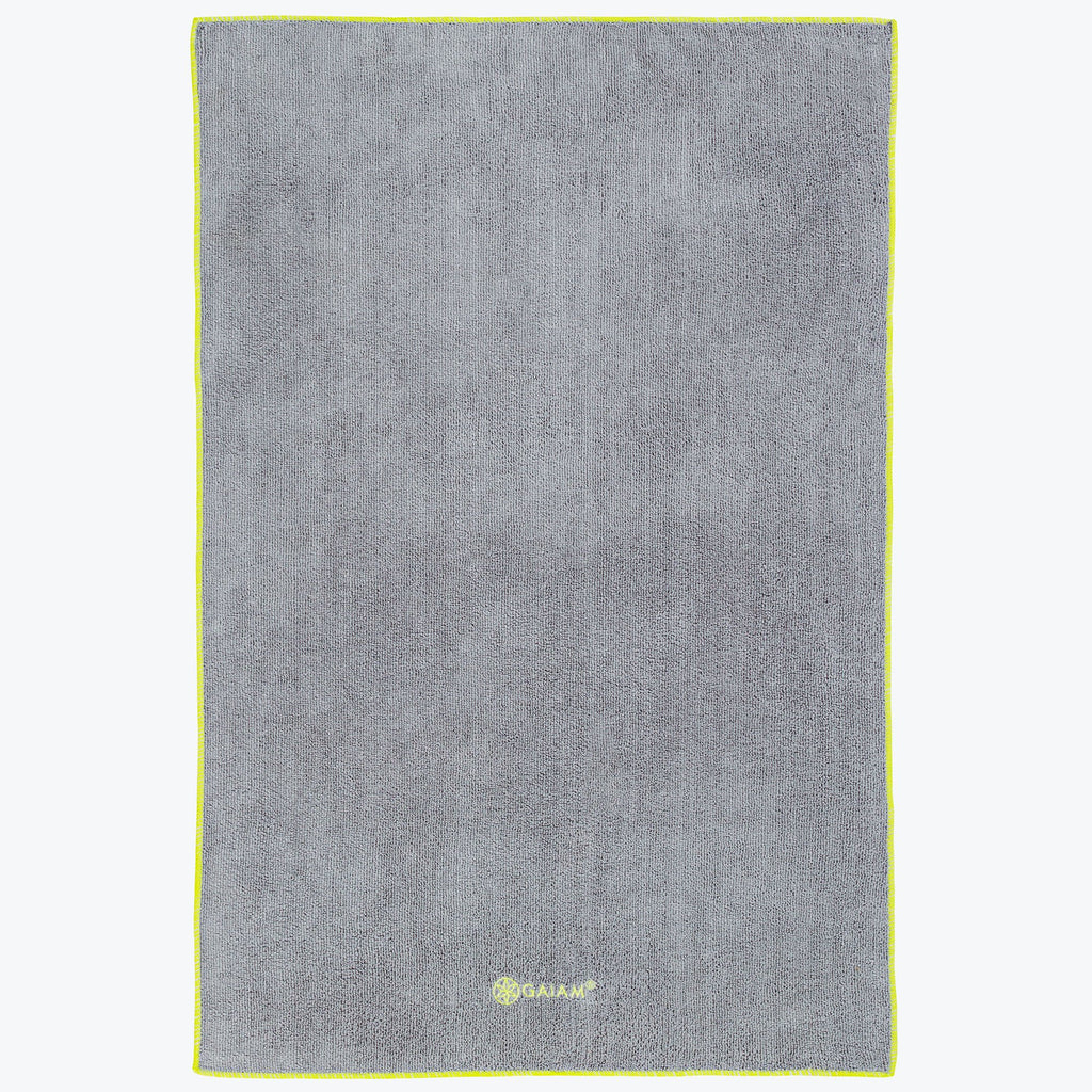 Yoga Hand Towel in gray/citron