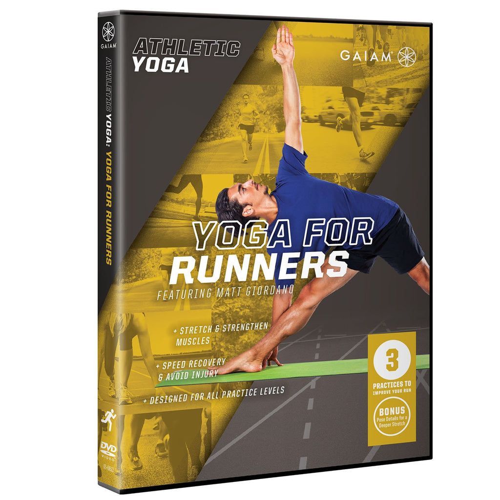  Athletic Yoga: Yoga for Runners DVD with Matt Giordano box