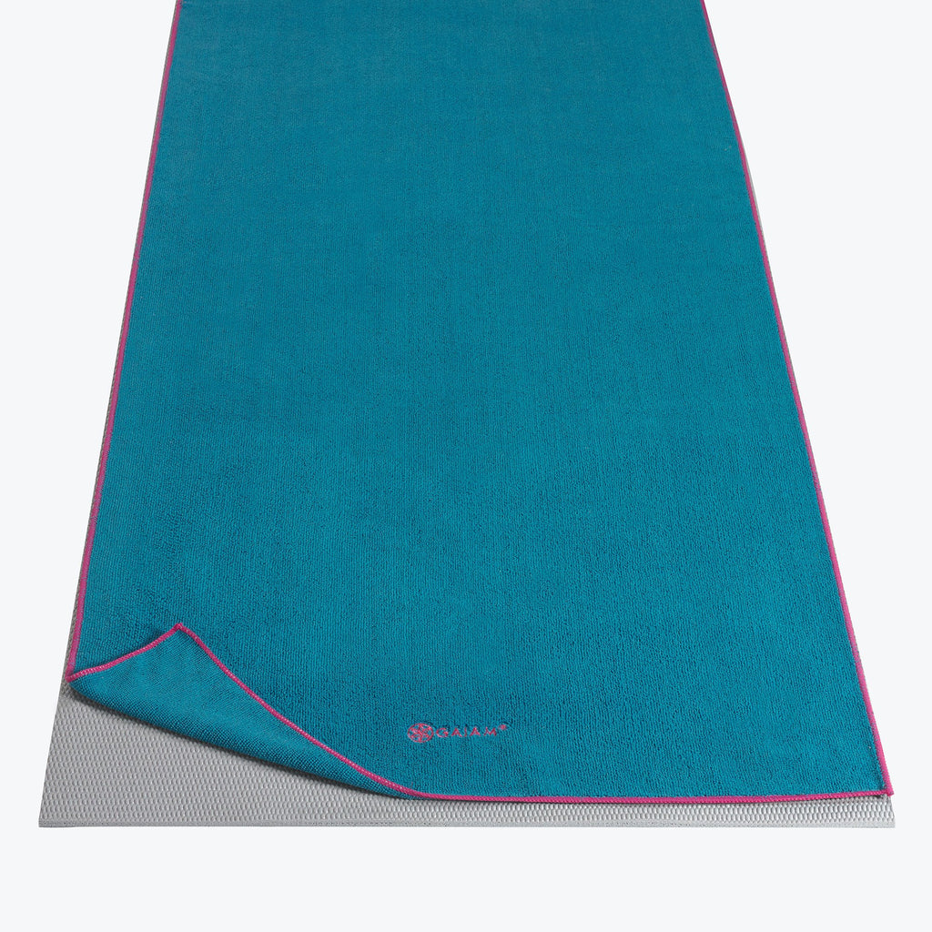 Yoga Mat Towel in Vivid Blue