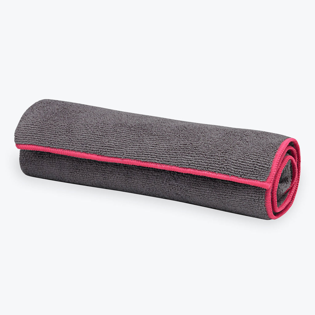 Gray/pink Yoga Hand Towel