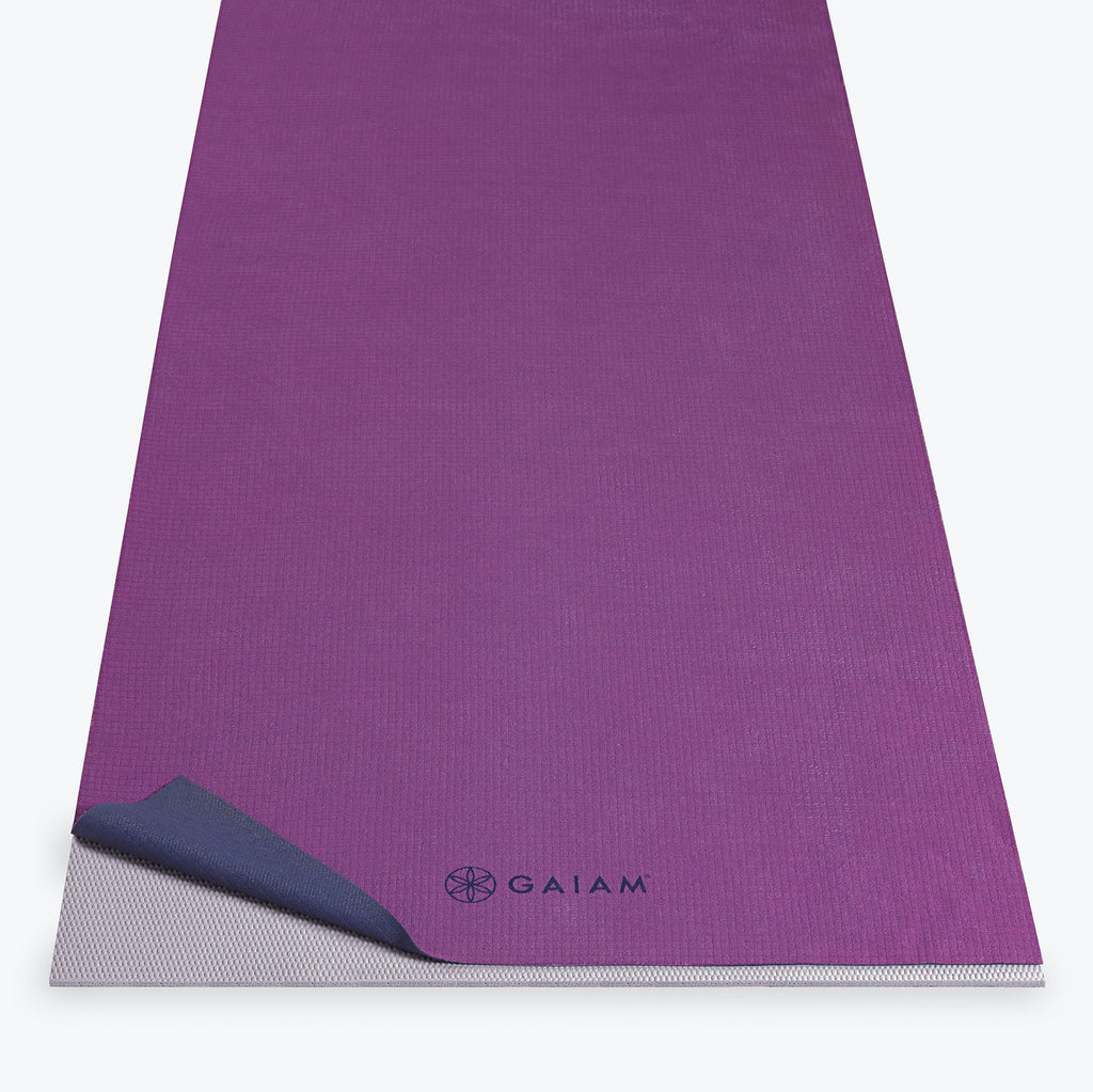 No-Slip Yoga Towel in grape