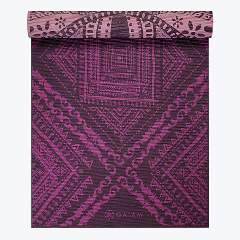 Reversible Peace Yoga Mat (5mm)