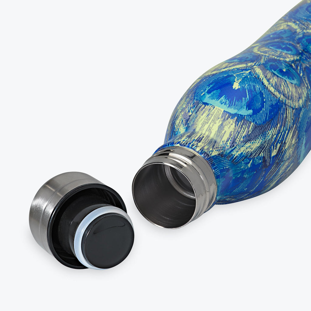 Peacock Stainless Steel Water Bottle Cap