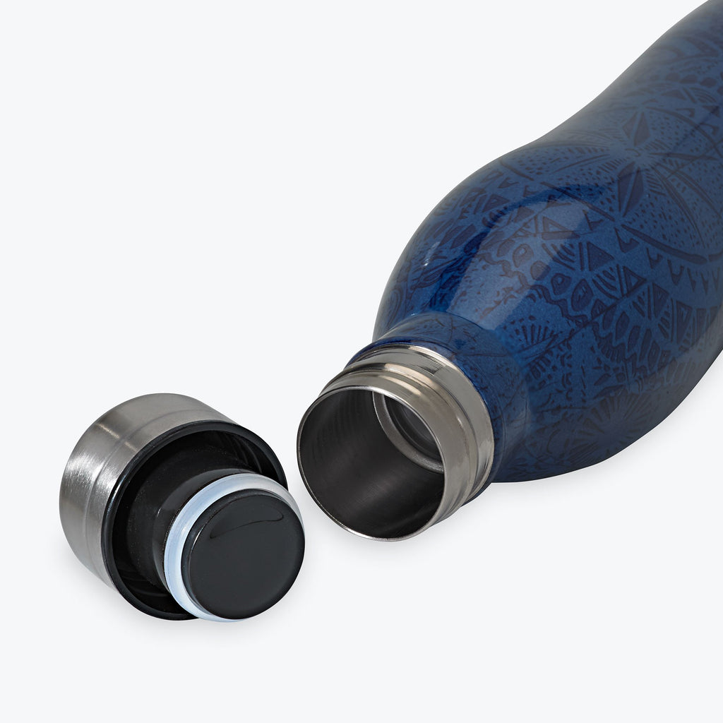 Swirl Stainless Steel Water Bottle Cap