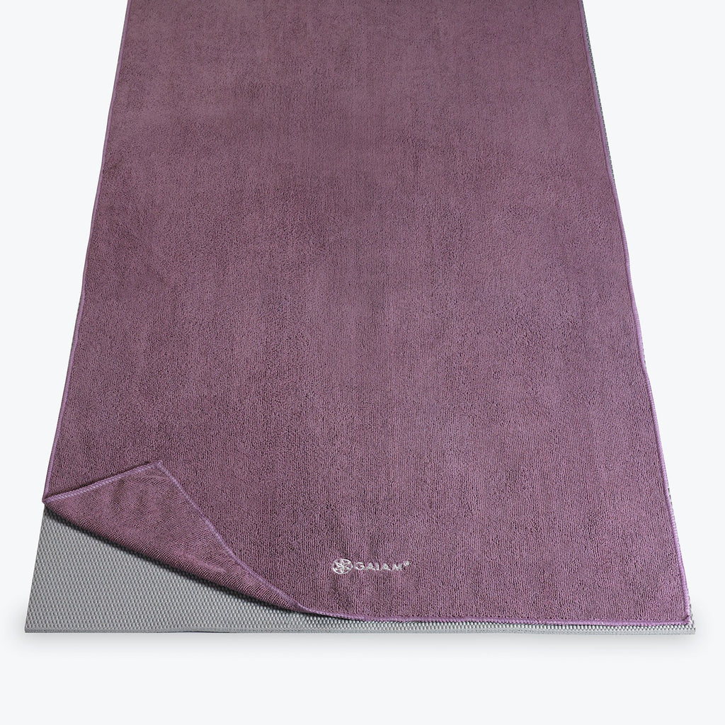 Yoga Mat Towel in purple