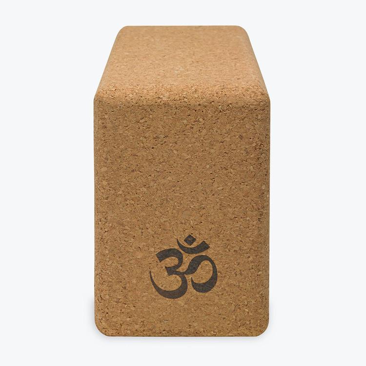 Gaiam Studio Select Natural Cork Block side  