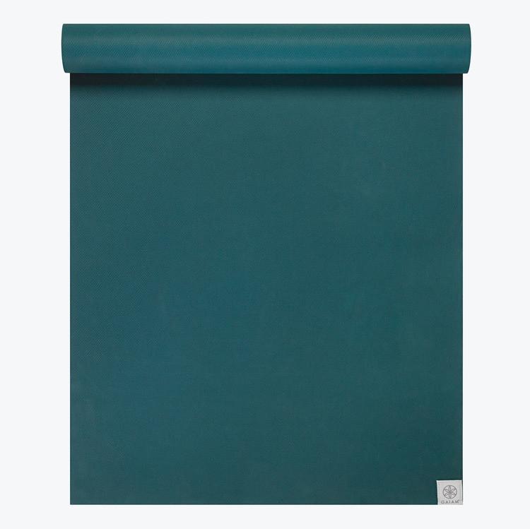 Studio Select Power-Grip Yoga Mat (4mm) teal rolled