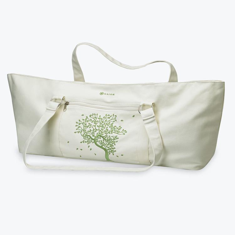 Gaiam Tree of Life Yoga Tote front 