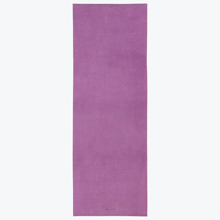 Grippy Yoga Mat Towel sparkling grape flat