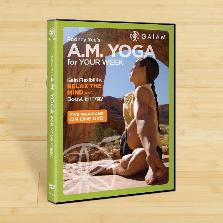 Rodney Yee's A.M. Yoga for Your Week DVD box