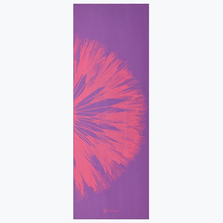 Gaiam Dandelion Roar Reversible Yoga Mat (5mm)