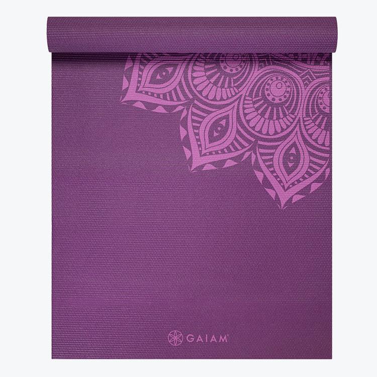 Premium Purple Mandala Yoga Mat (5mm)