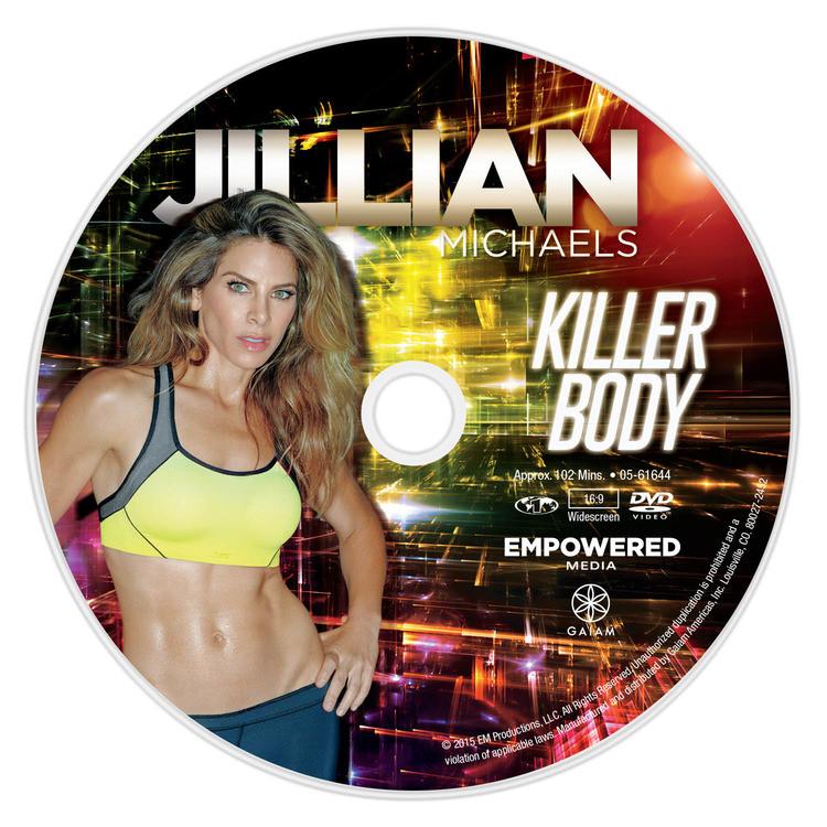 Jillian Michaels Killer Body DVD disc
