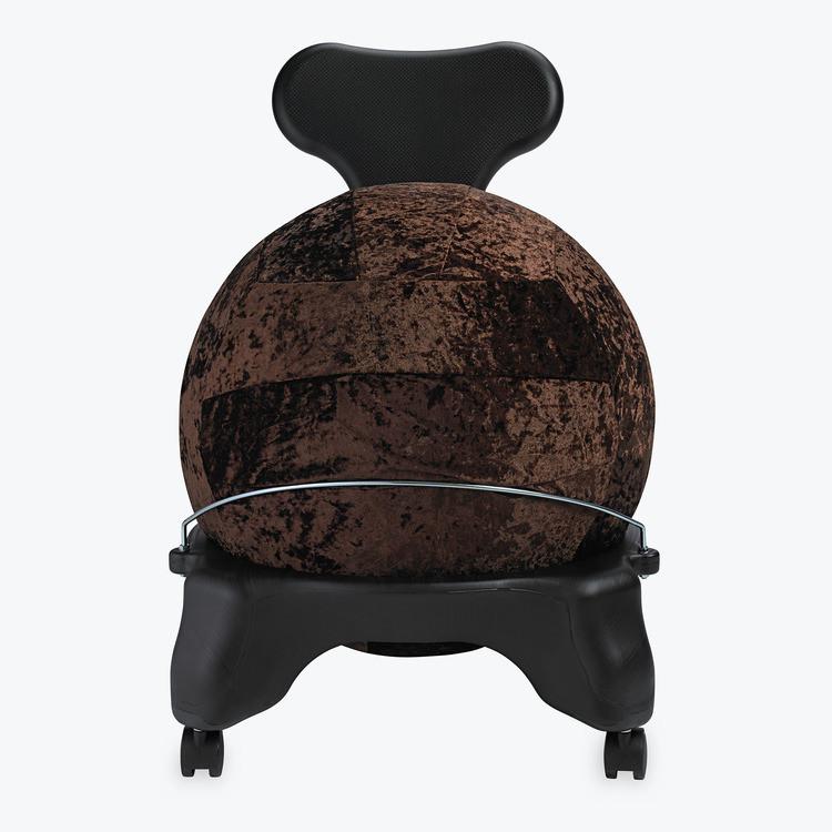 Balance Ball® Chair Cover brown on chair