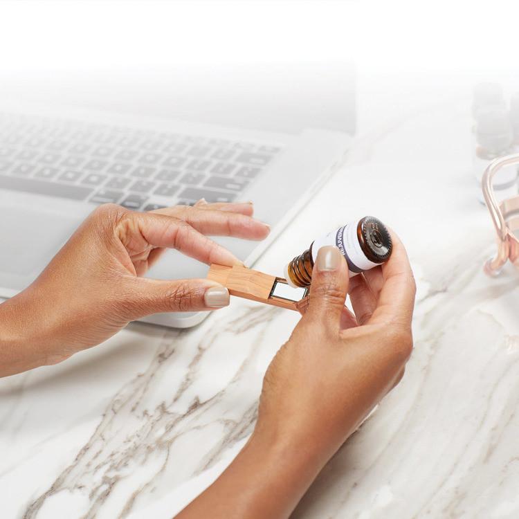 Gaiam Relax USB Aromatherapy Diffuser with Essential Oil