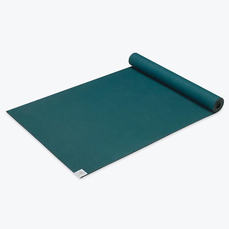 Studio Select Power-Grip Yoga Mat (4mm) teal angled