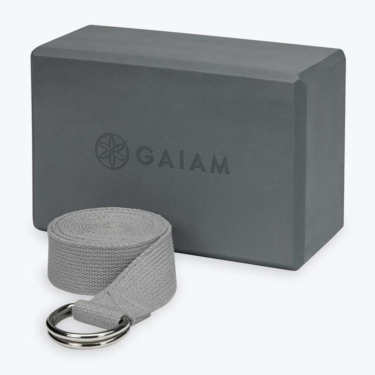Grey Block & Strap Combo