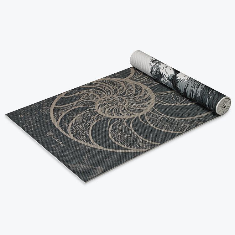 Spiral Motion Reversible Yoga Mat Gaiam (Five Millimeter) 