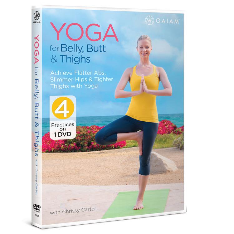 Yoga for Belly, Butt, & Thighs DVD with Chrissy Carter box