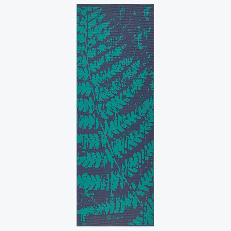 Gaiam Midnight Fern Yoga Mat (3mm)