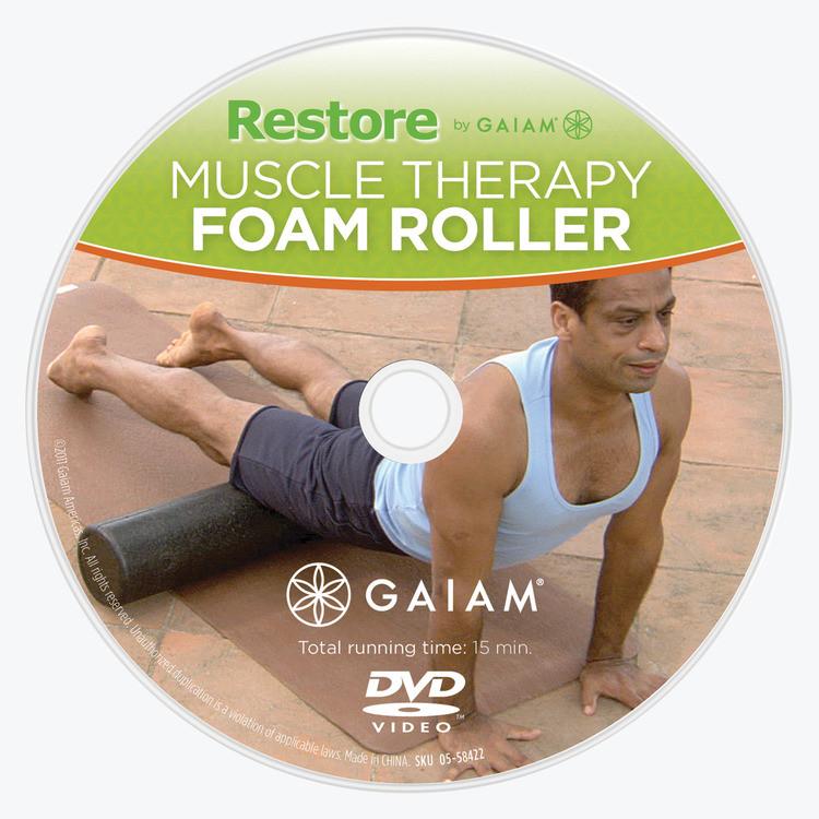 Restore 12" Textured Foam Roller DVD