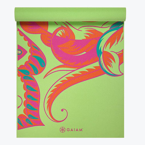 Vibrant Paisley Yoga Mat (3mm)