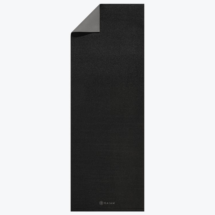 Easy-Roll Black Yoga Mat (5mm)