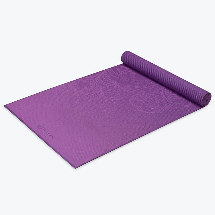 Fading Flower Yoga Mat Gaiam (3mm)