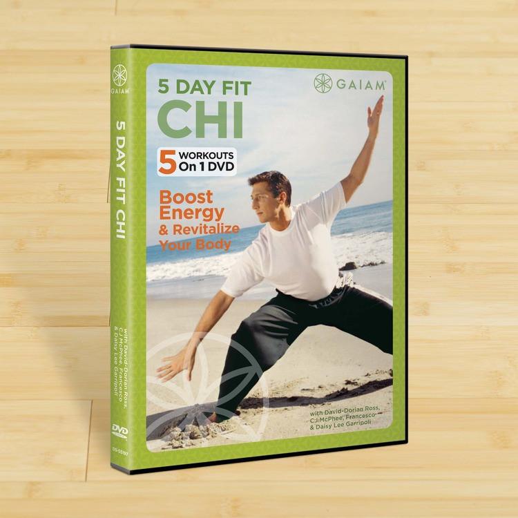 5 Day Fit: Chi DVD with David-Dorian Ross, Gary Garripoli, Daisy Lee-Garripoli, & CJ McPhee box