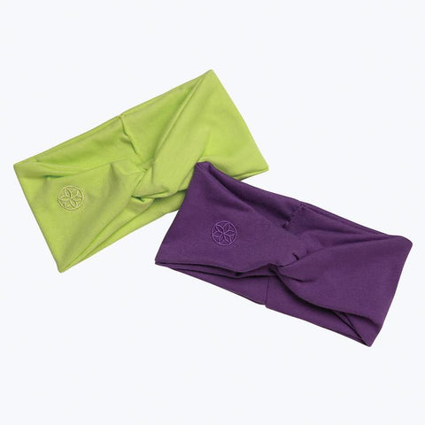 Kids Lime and Purple 2-Pack Headbands