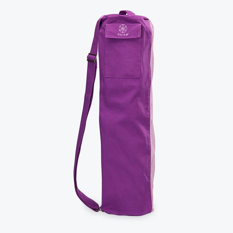 Breathable Purple Yoga Mat Bag