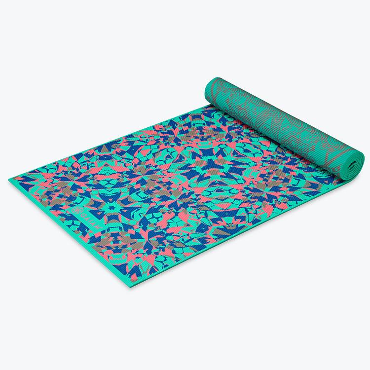 Gaiam Kaleidoscope Reversible Yoga Mat (5mm)