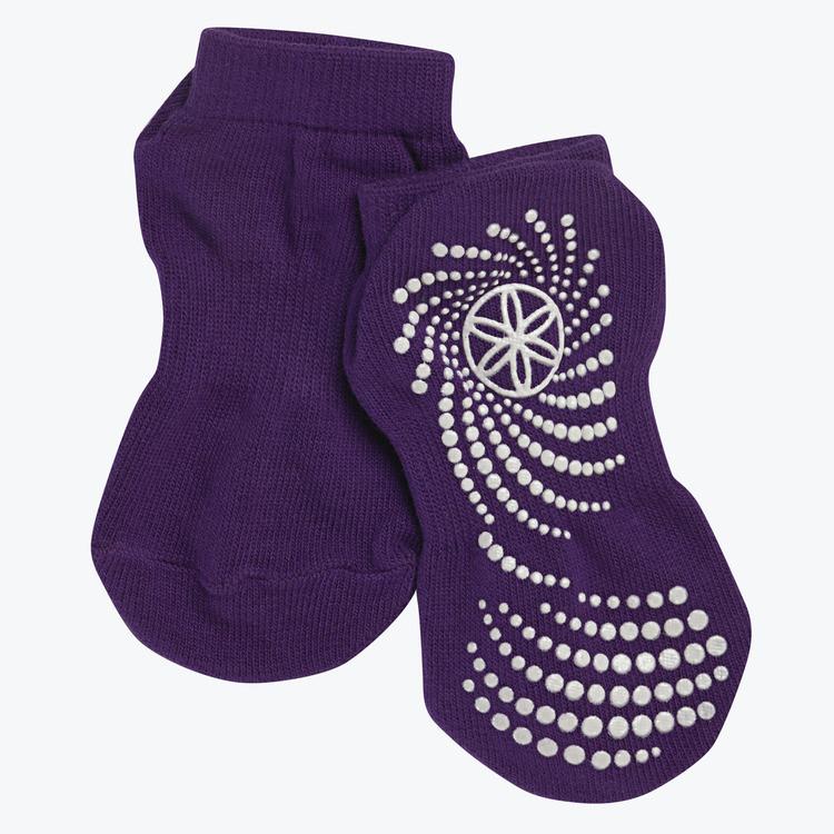 Kids 2-Pack Grippy Socks purple laydown