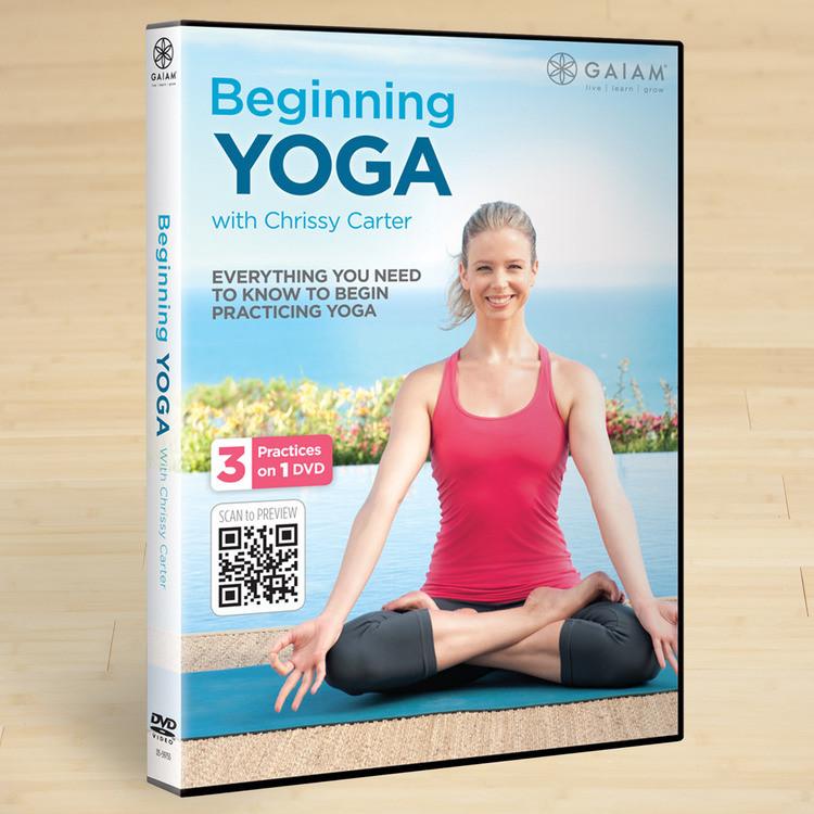 Beginning Yoga DVD with Chrissy Carter box