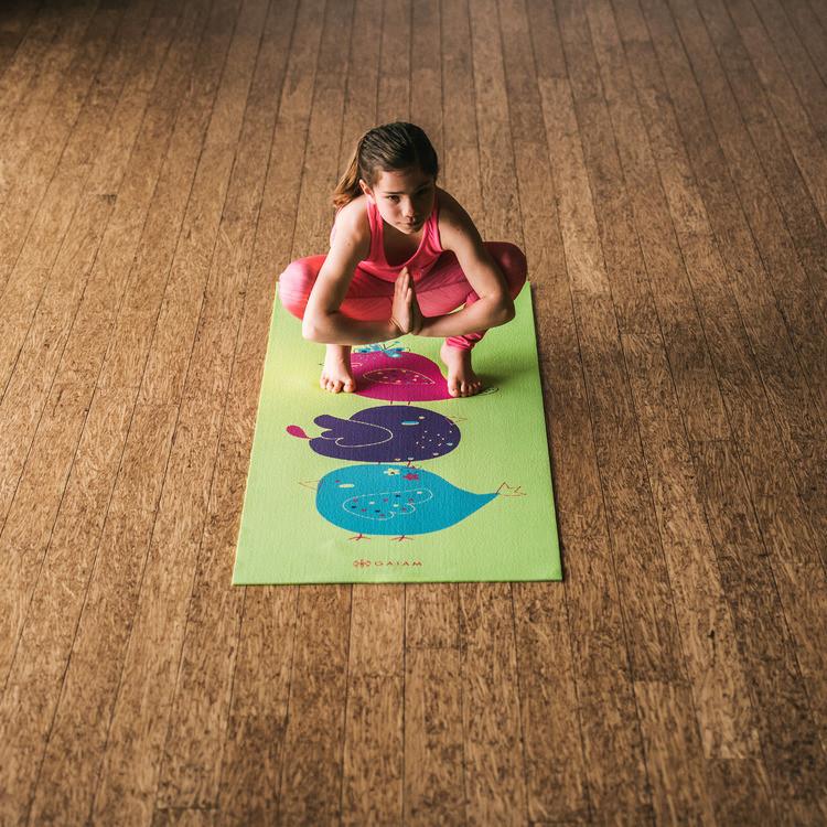 Kids Birdsong Yoga Mat (Three Millimeter) 