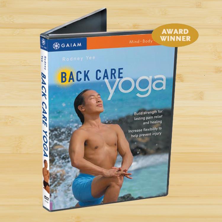 Back Care Yoga DVD with Rodney Yee Box