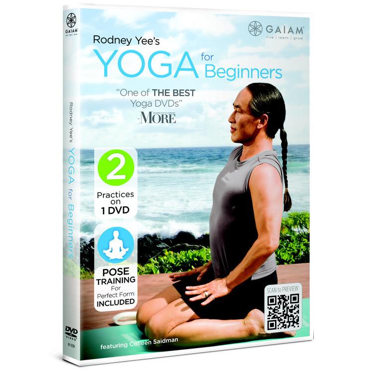 Rodney Yee's Yoga For Beginners DVD box