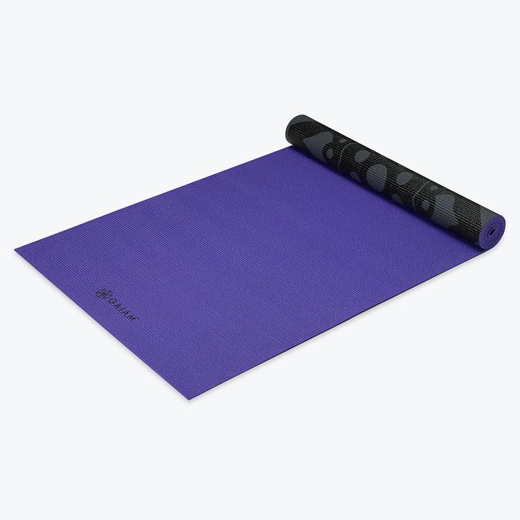 Gaiam Nirvana Reversible Yoga Mat (3mm) Purple