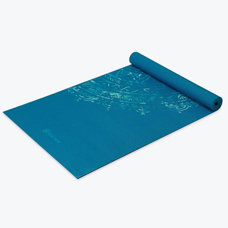 Blue Medallion Yoga Mat Gaiam (3mm)