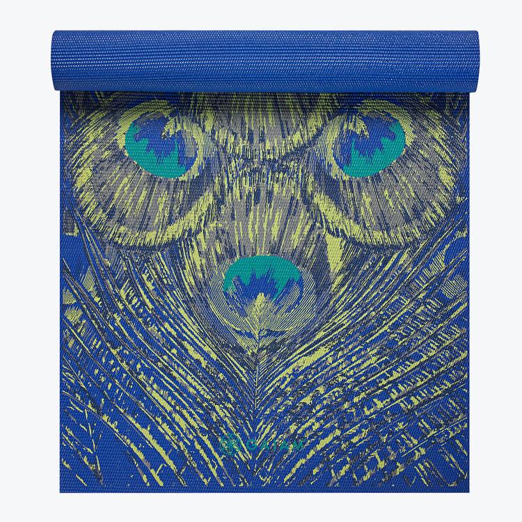 Premium Sapphire Feather Yoga Mat (5mm)